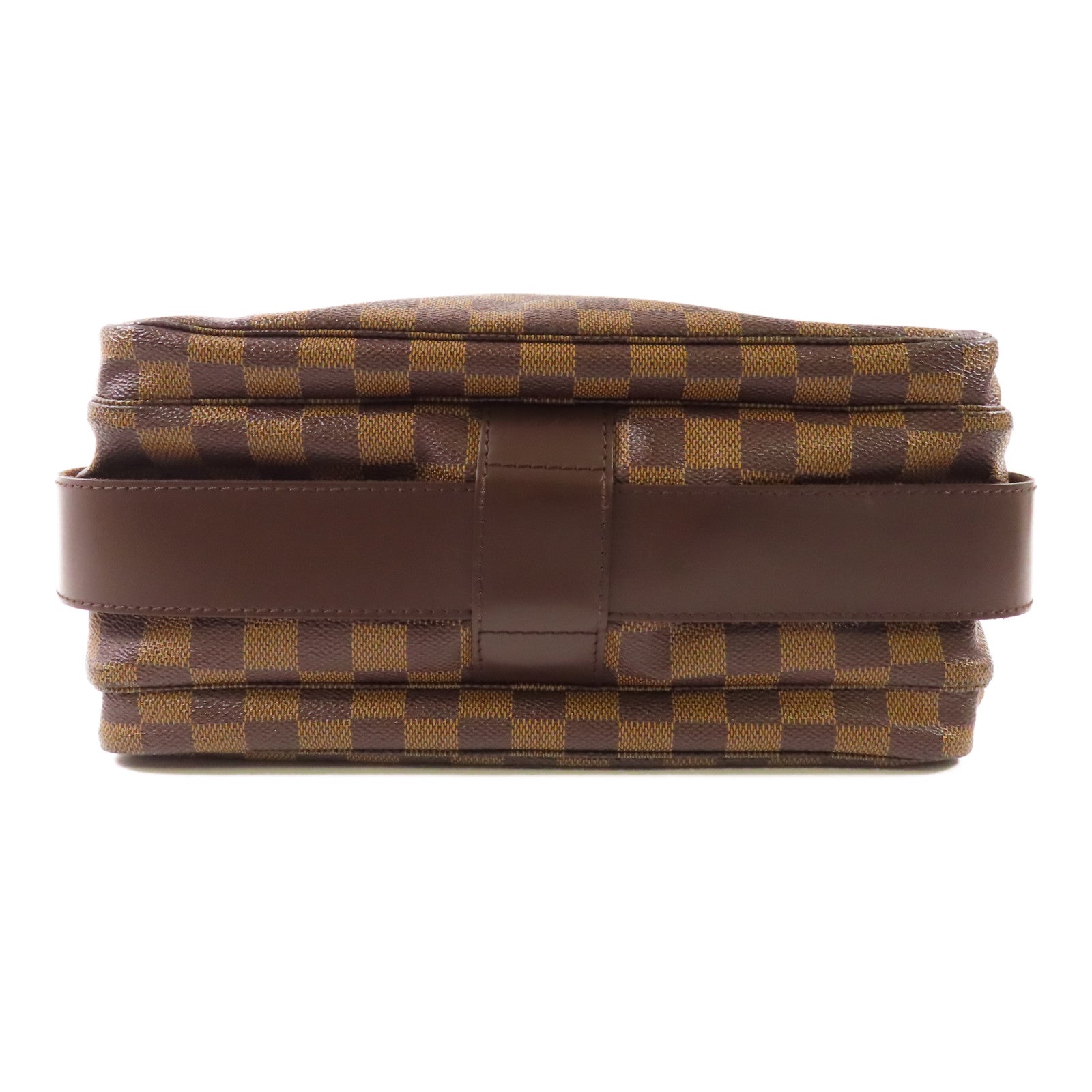 LOUIS VUITTON LV GHW Naviglio Shoulder Messenger Bag N45255 Damier Brown