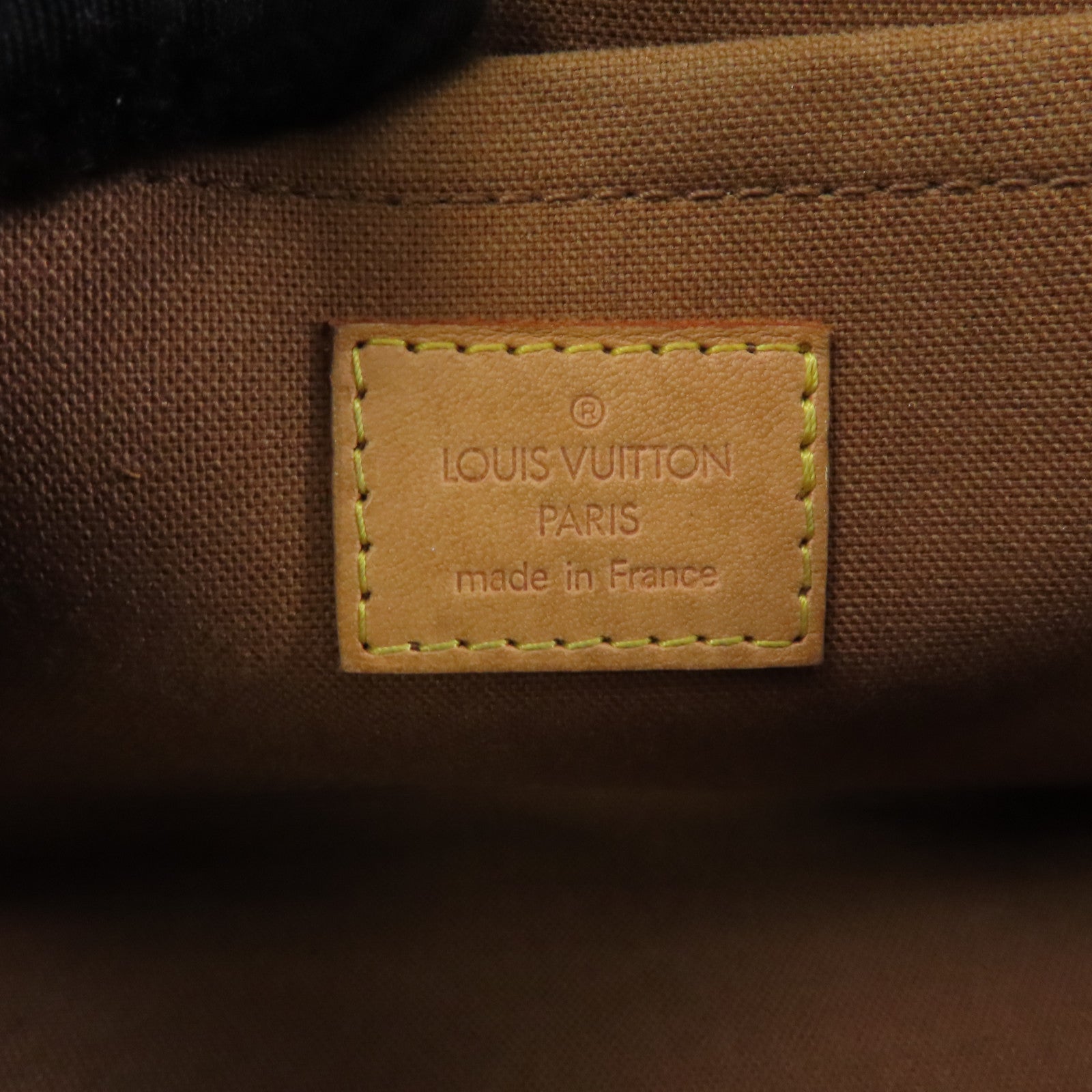 LOUIS VUITTON Monogram Popincourt金扣手挽袋啡色