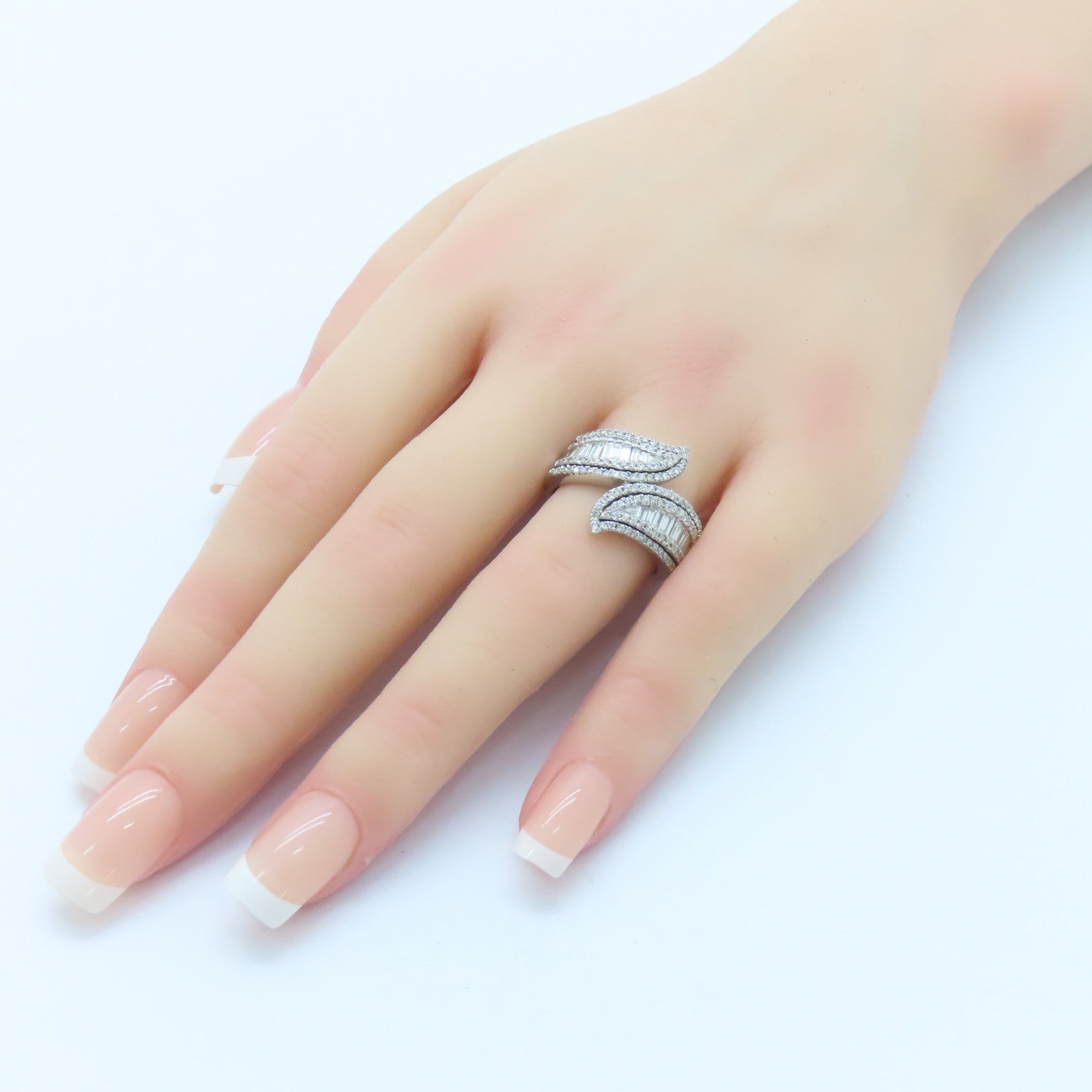 JEWELRY 18K白金Diamond Ring 1.37ct鑽石戒指US#7