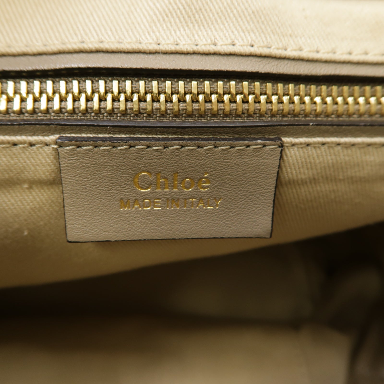 Chloe 牛皮皮革/麂皮皮革Case A Dos Rucksack金扣背包灰色