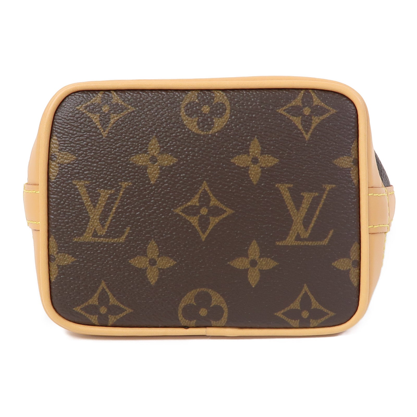LOUIS VUITTON Monogram Nano Noe金扣手挽肩背兩用袋啡色