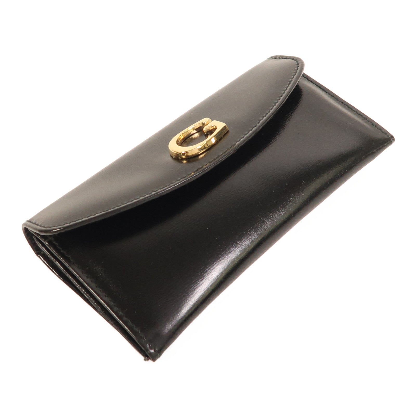 GUCCI 皮革Coin Case Purse金扣零錢包