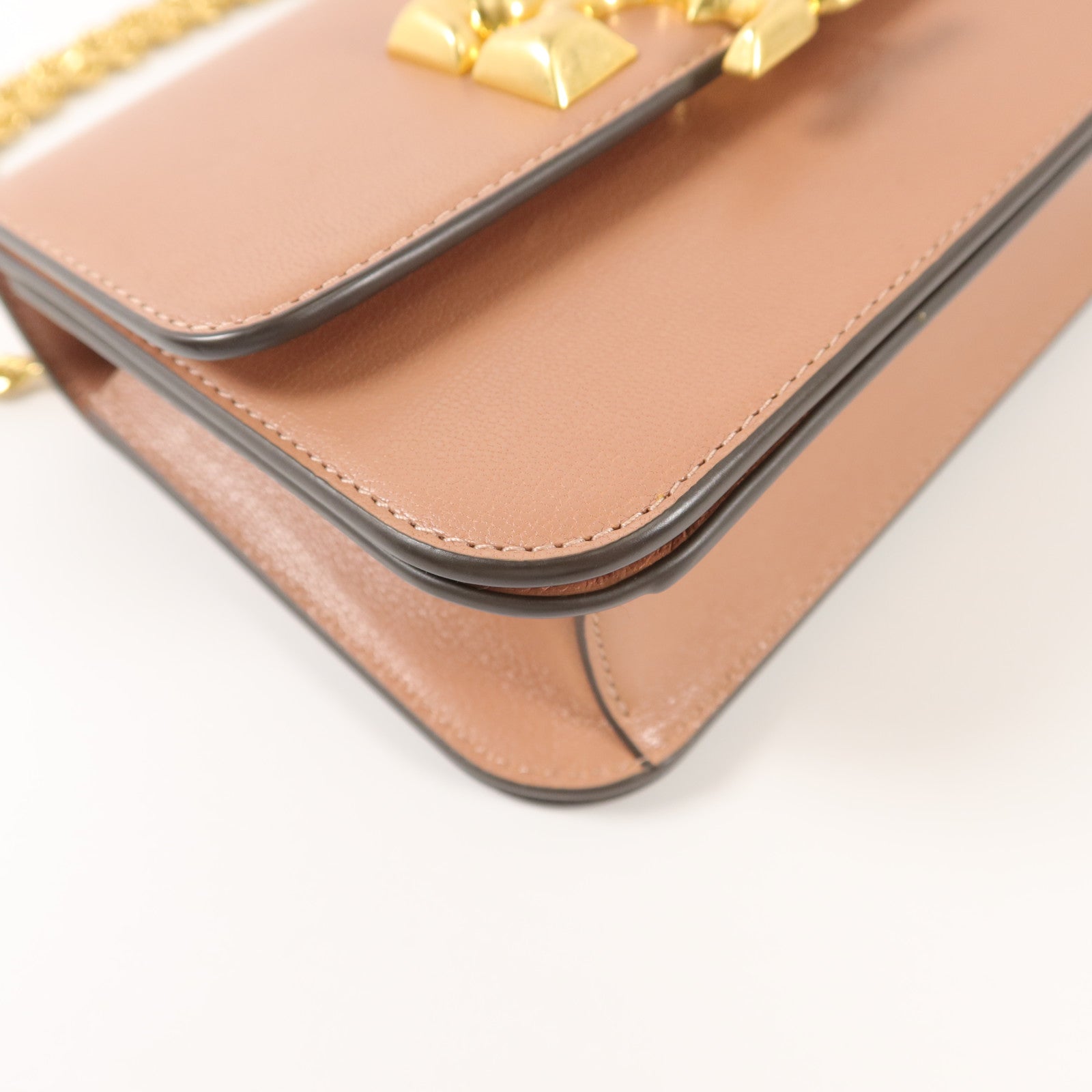 Tory Burch 牛皮皮革Chain Shoulder鏈帶肩背袋