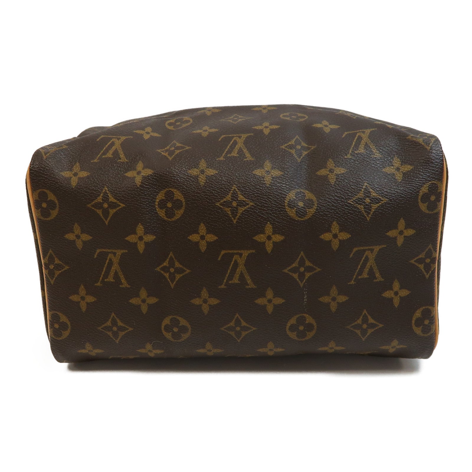 LOUIS VUITTON Monogram Speedy 25金扣手挽袋啡色