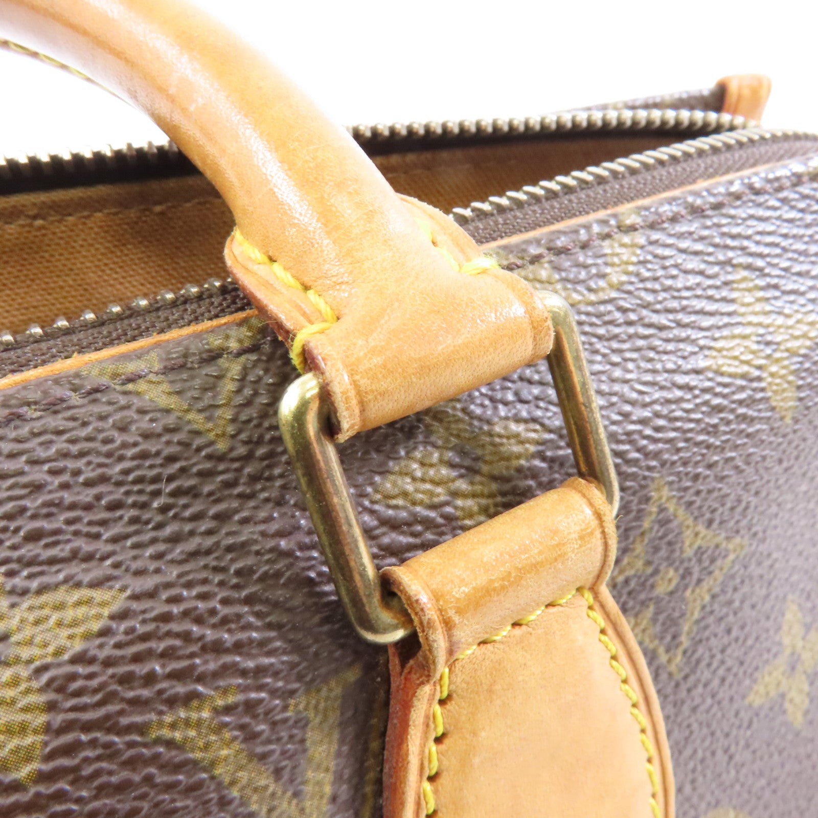 LOUIS VUITTON Monogram Popincourt金扣手挽袋啡色