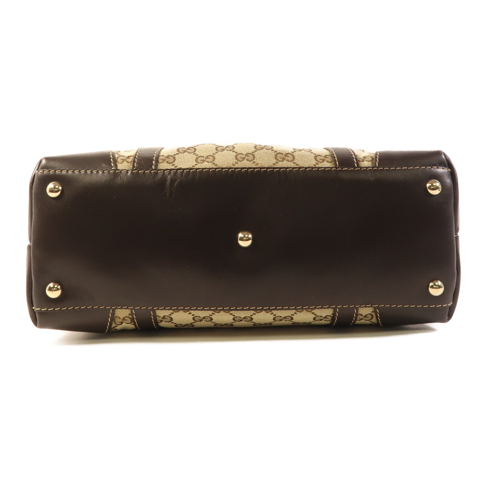 GUCCI 帆布Hand Bag金扣手挽袋
