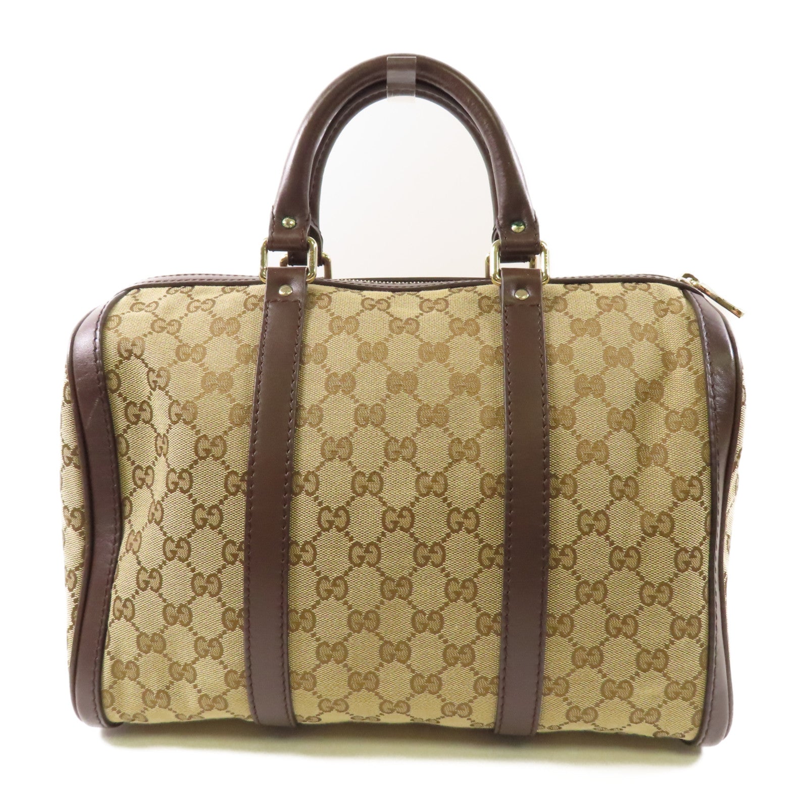 GUCCI 帆布2 Way Shoulder Boston金扣手挽肩背兩用袋