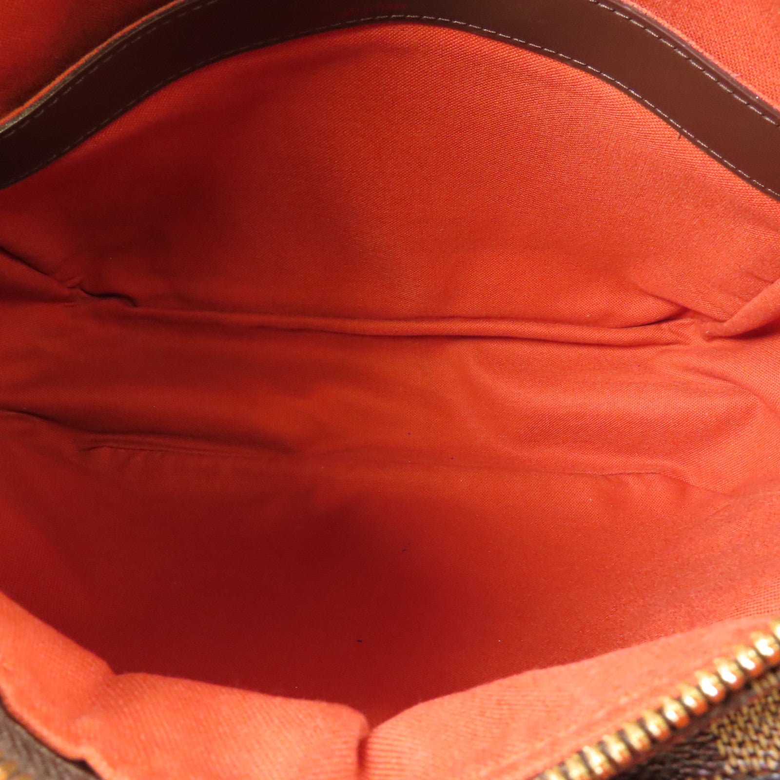 LOUIS VUITTON Damier Naviglio金扣肩背袋棕色