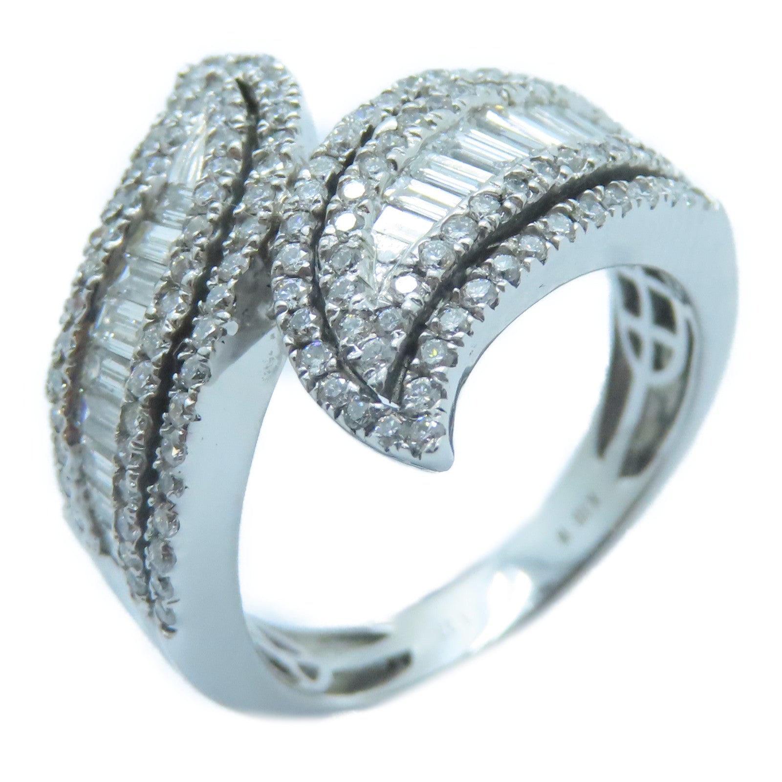 JEWELRY 18K白金Diamond Ring 1.37ct鑽石戒指US#7