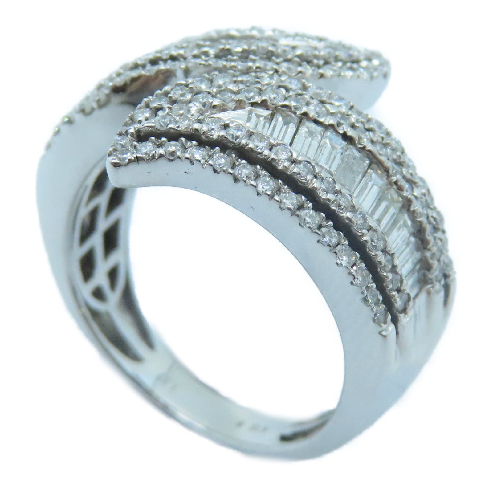 JEWELRY 18K白金Diamond Ring 1.37ct鑽石戒指US#7