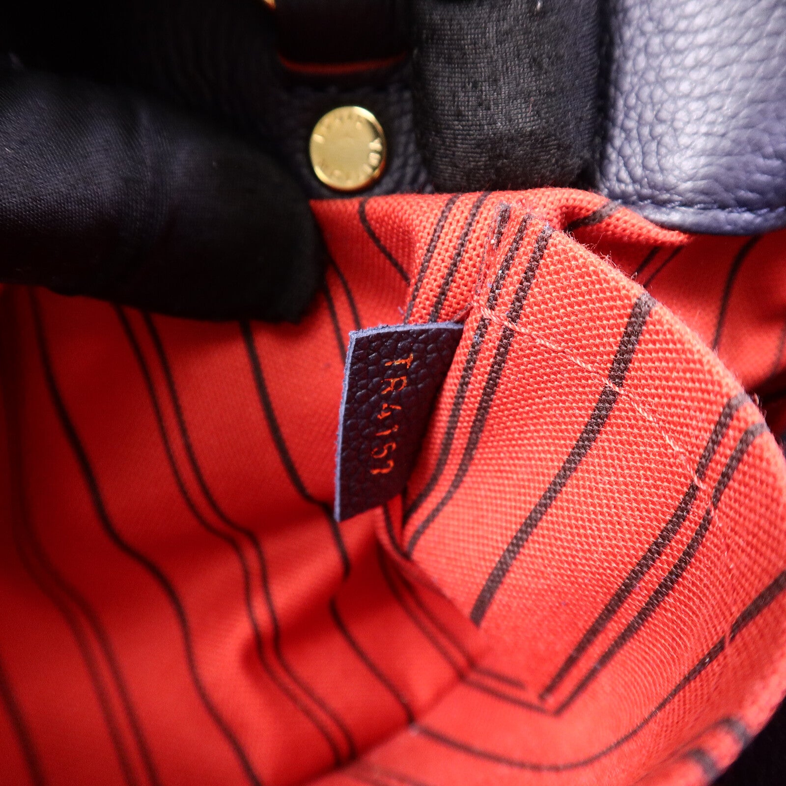 LOUIS VUITTON Monogram Empreinte Montaigne BB手挽肩背兩用袋