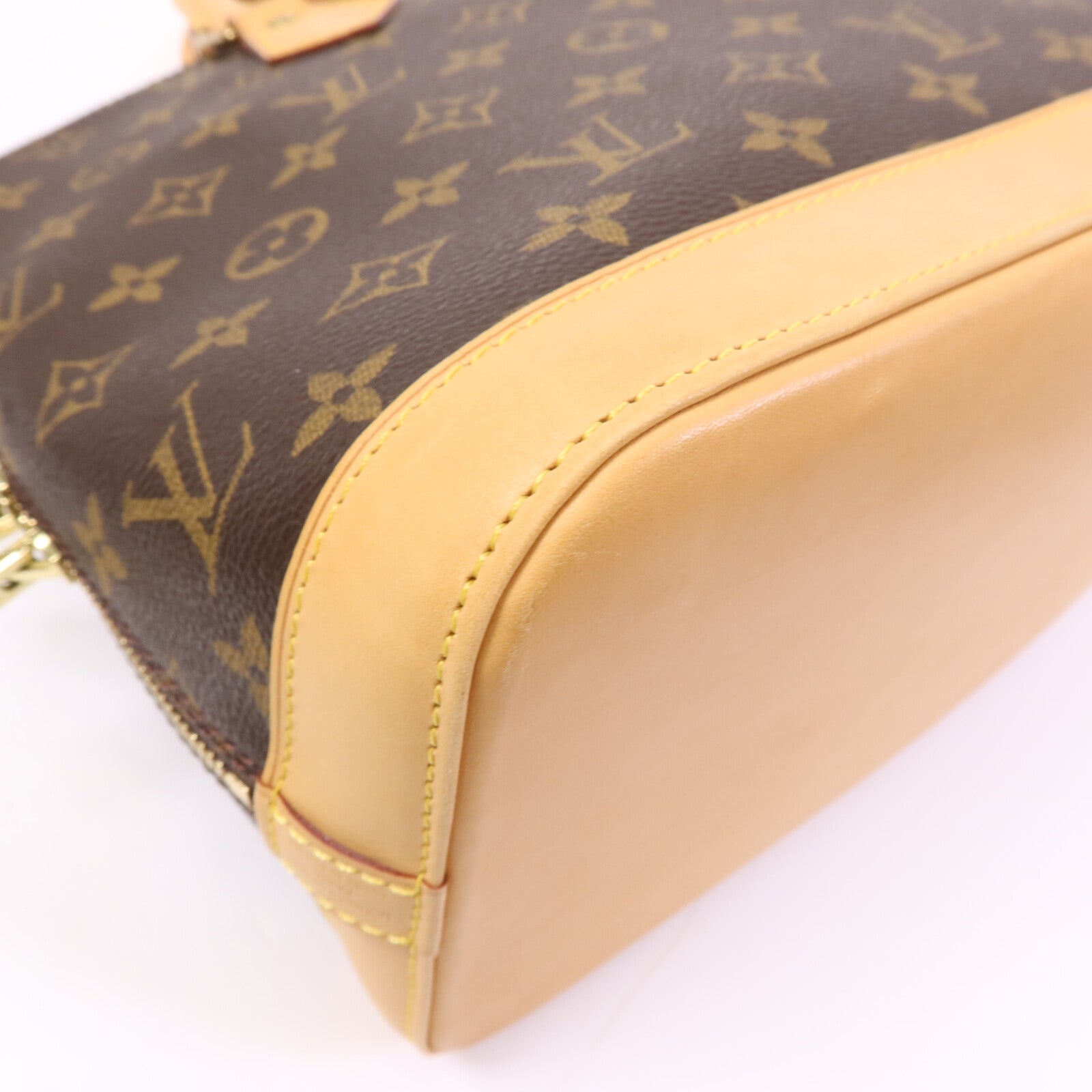 LOUIS VUITTON Monogram Alma PM金扣手挽袋