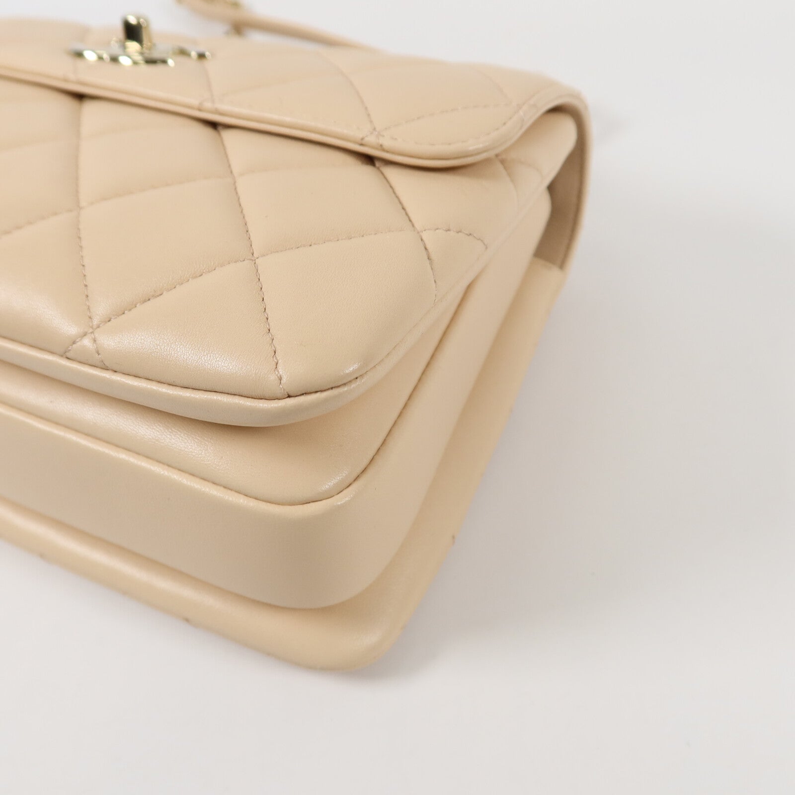 CHANEL 羊皮皮革Trend CC Medium手挽肩背兩用袋
