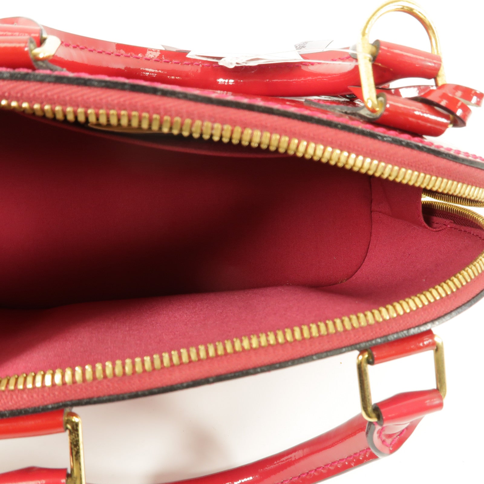 LOUIS VUITTON Monogram Vernis Alma BB手挽肩背兩用袋
