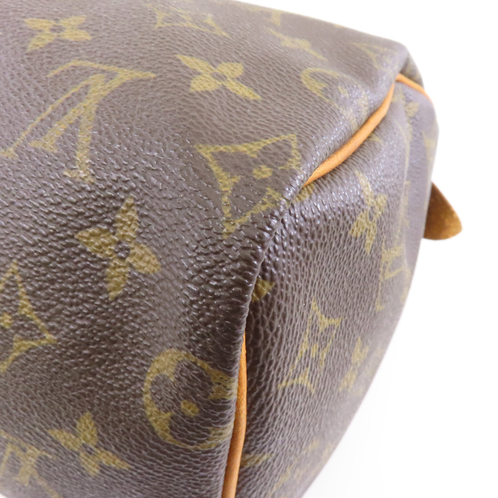 LOUIS VUITTON **【激減優惠】Monogram Speedy 25金扣手挽袋啡色