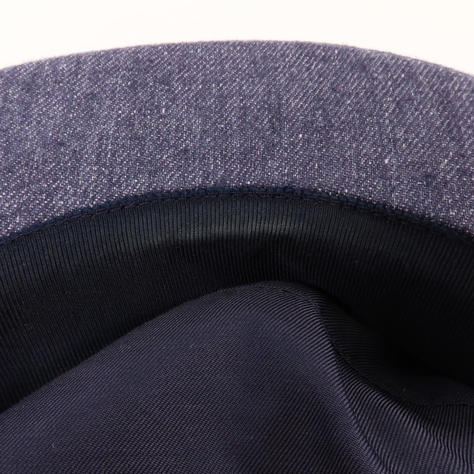 HERMES 牛仔布料Casquette Giulietta Denim Hat (Size57)帽子