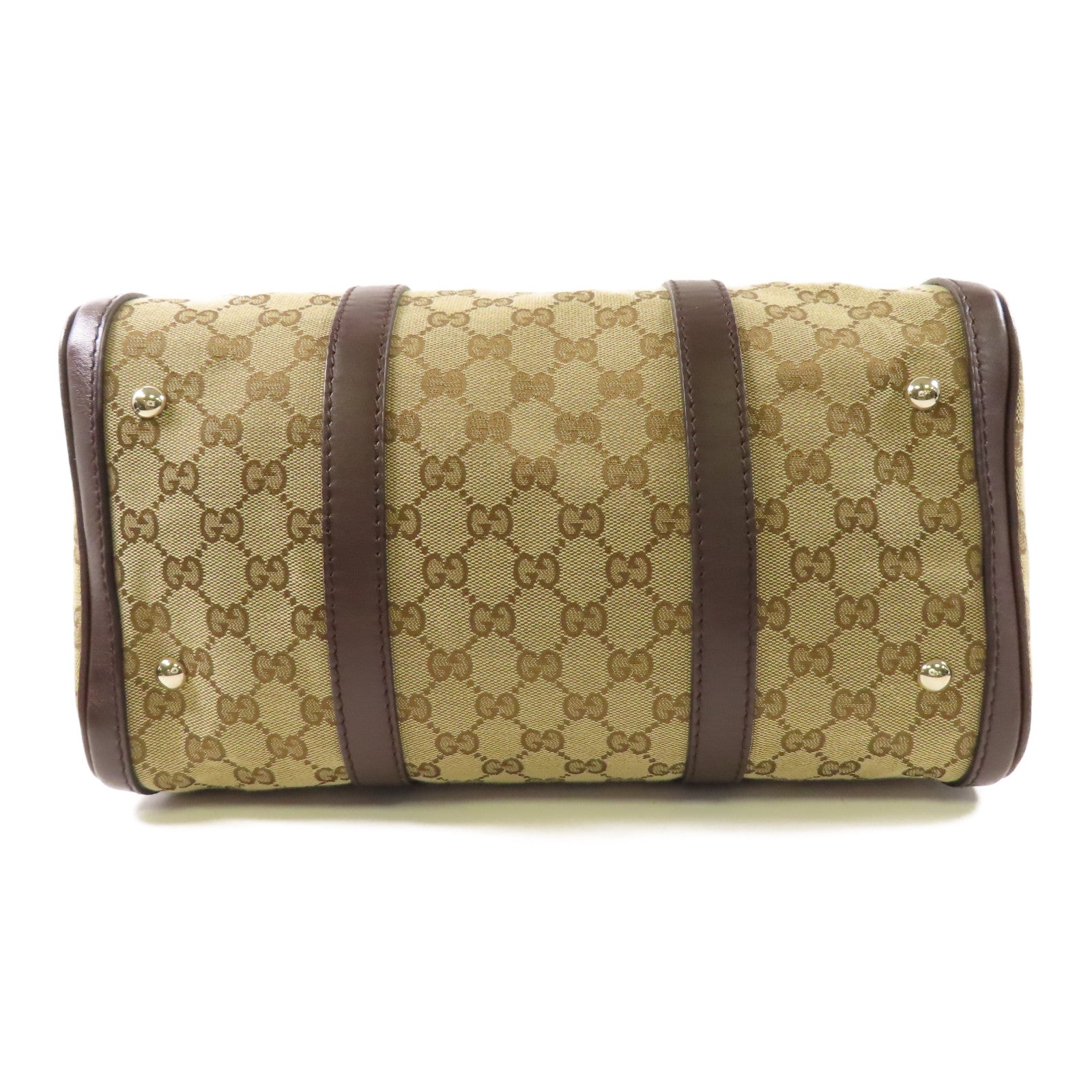 GUCCI 帆布2 Way Shoulder Boston金扣手挽肩背兩用袋