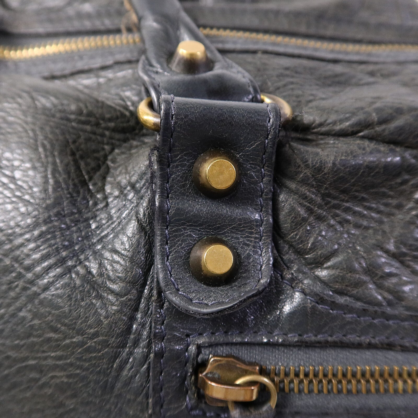 BALENCIAGA 牛皮皮革The City手挽肩背兩用袋