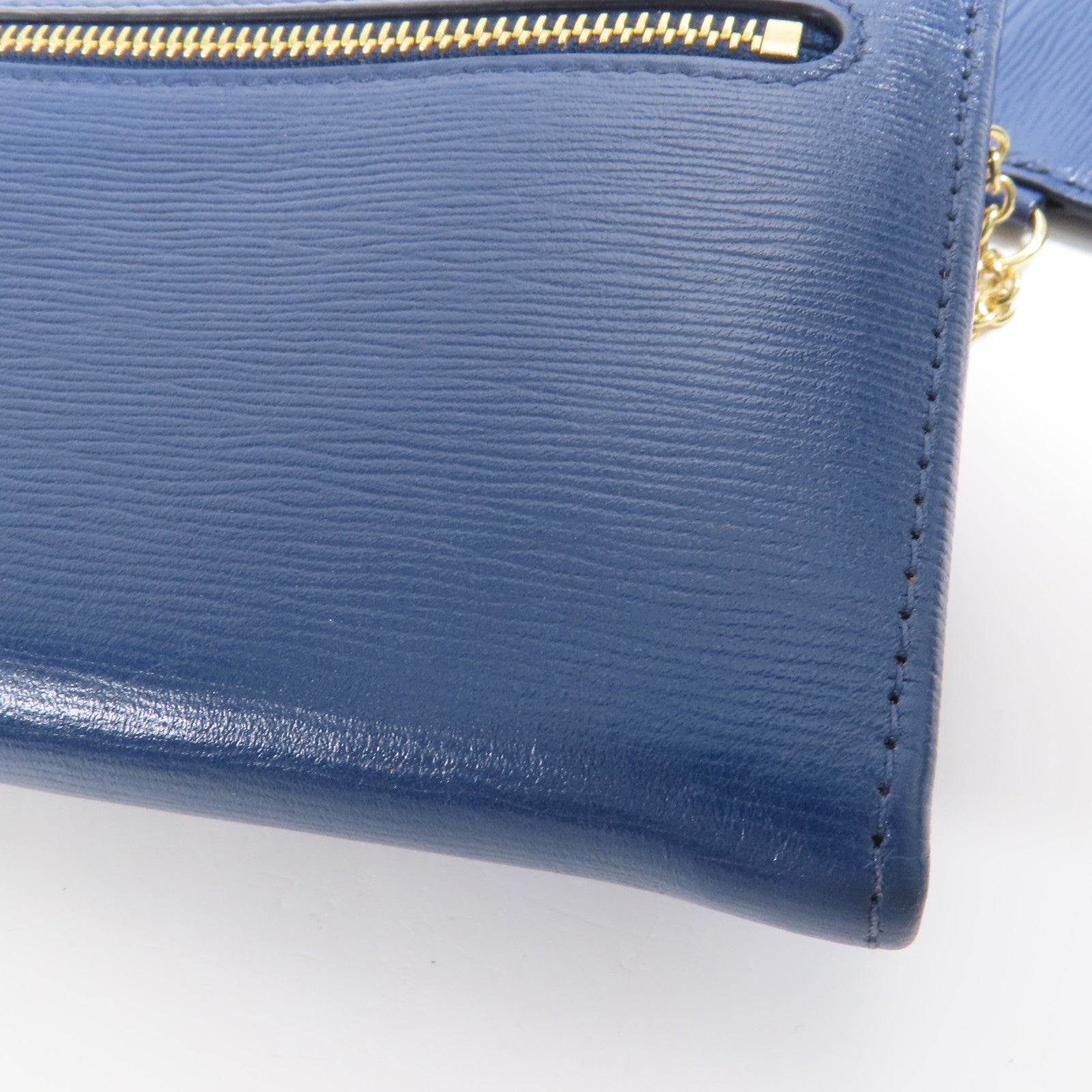 PRADA 牛皮皮革Long Wallet金扣長錢包