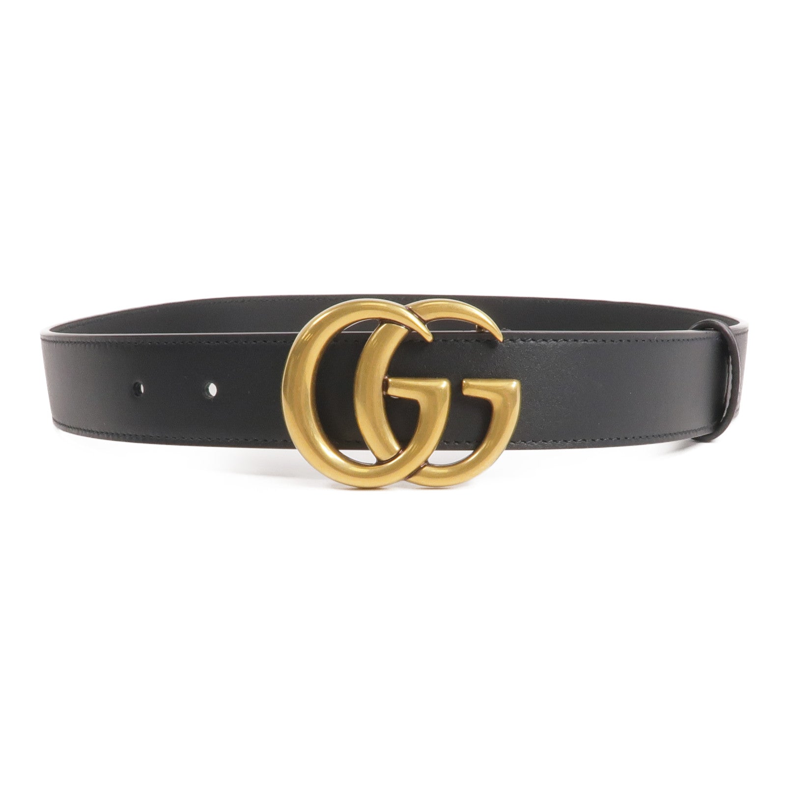 GUCCI 牛皮皮革Belt金扣皮帶