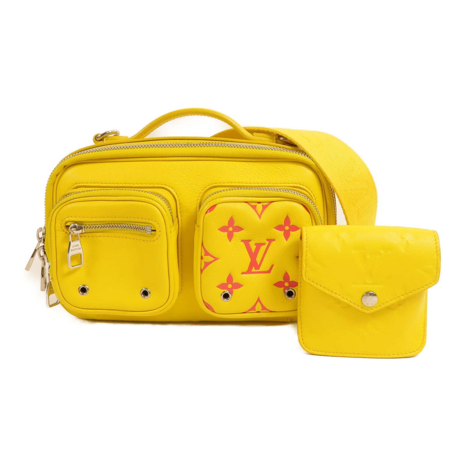 LOUIS VUITTON 牛皮皮革Utility肩背袋