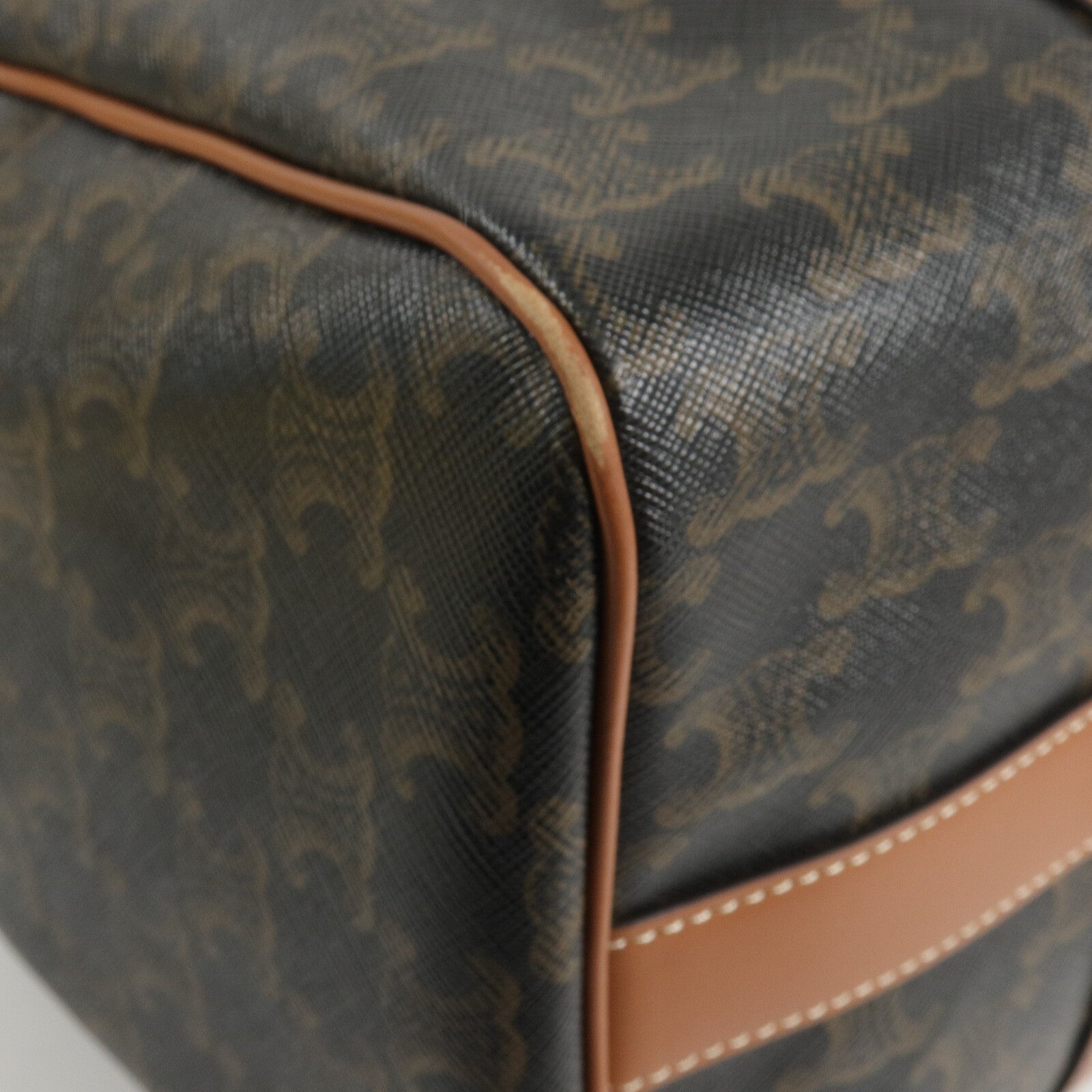 CELINE 塗層帆布2 Way Shoulder Boston手挽肩背兩用袋