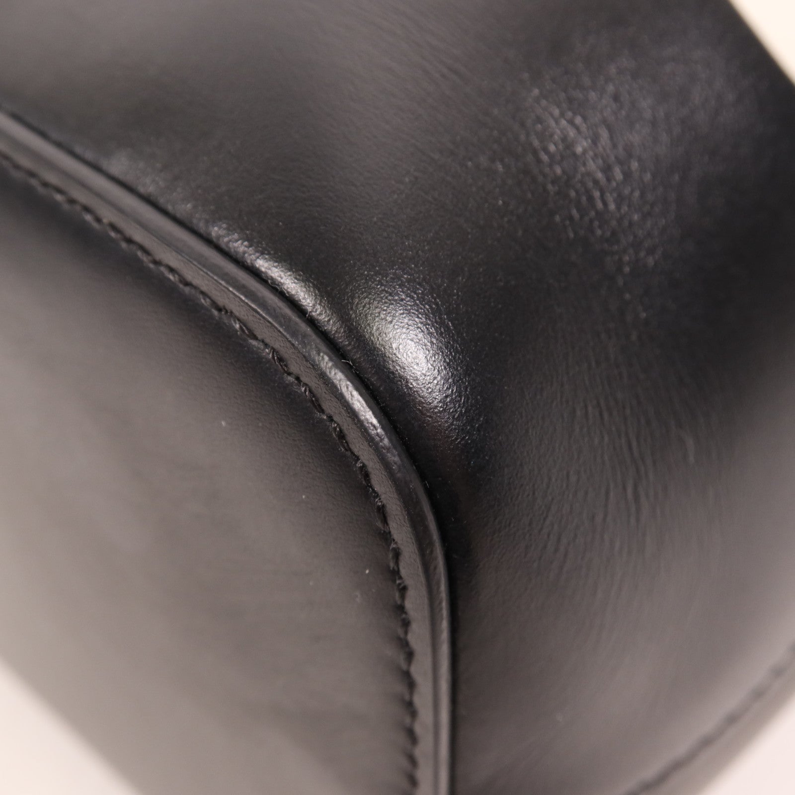 FENDI 牛皮皮革Mon Tresor Mini銀扣手挽肩背兩用袋