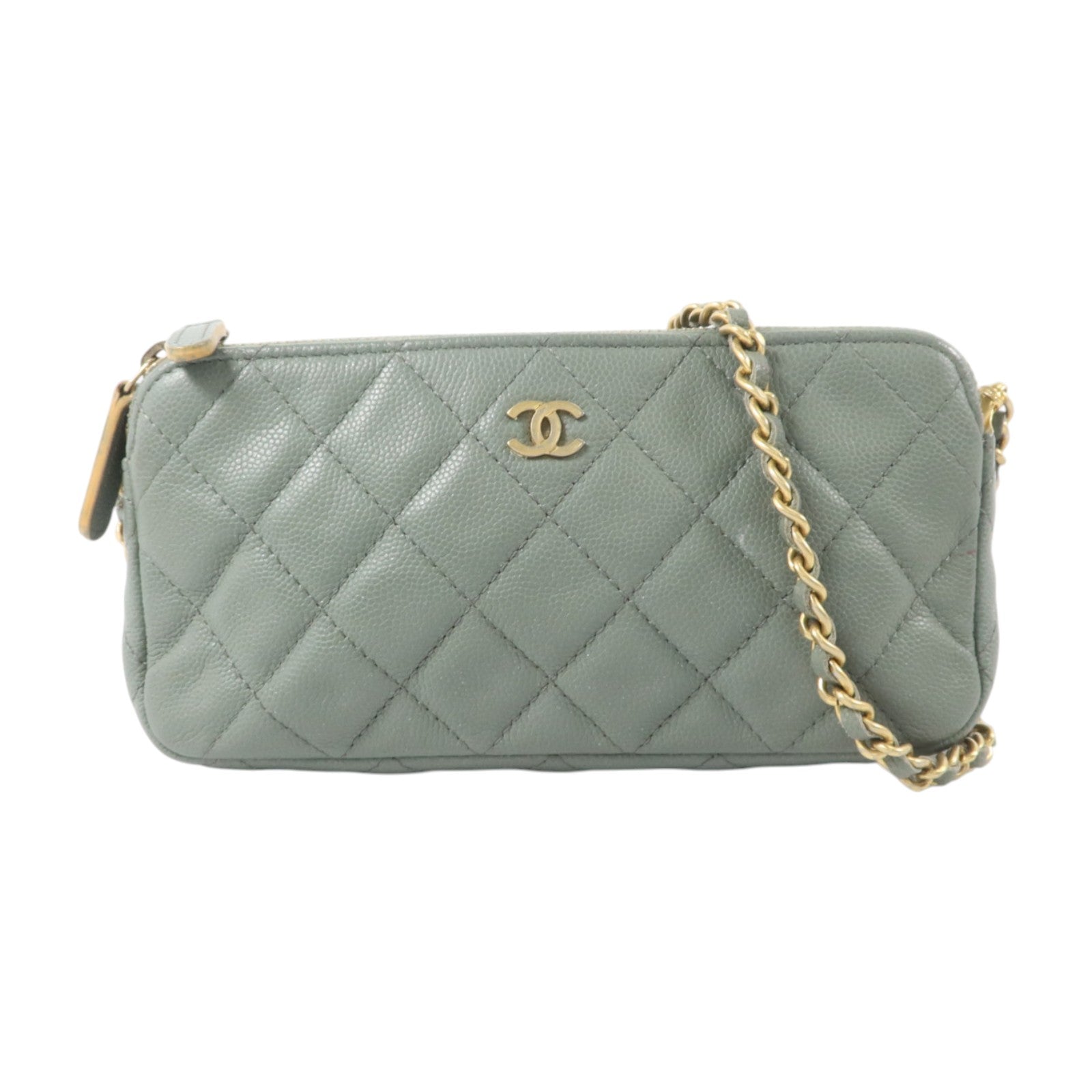 CHANEL 牛皮皮革Classic Clutch with Chain鏈帶肩背袋
