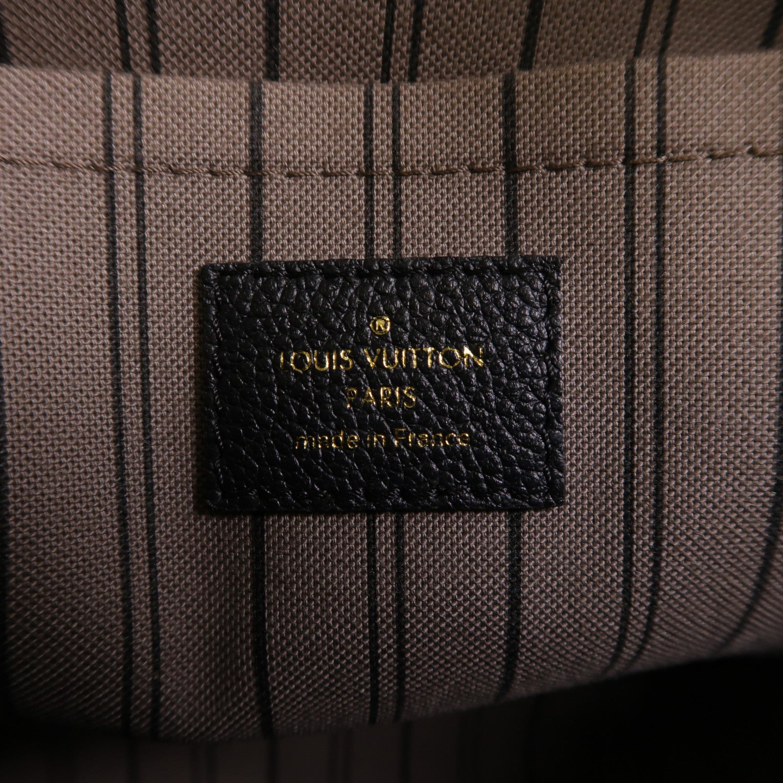LOUIS VUITTON Monogram Empreinte Montaigne MM手挽肩背兩用袋