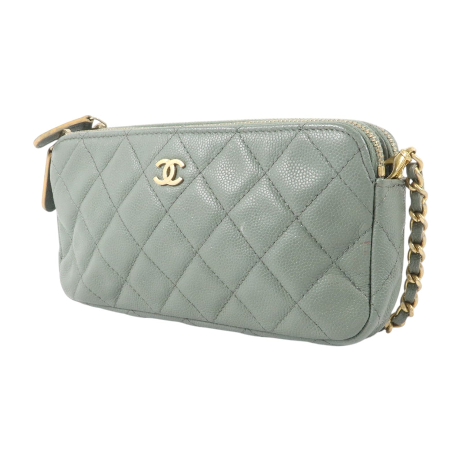 CHANEL 牛皮皮革Classic Clutch with Chain鏈帶肩背袋