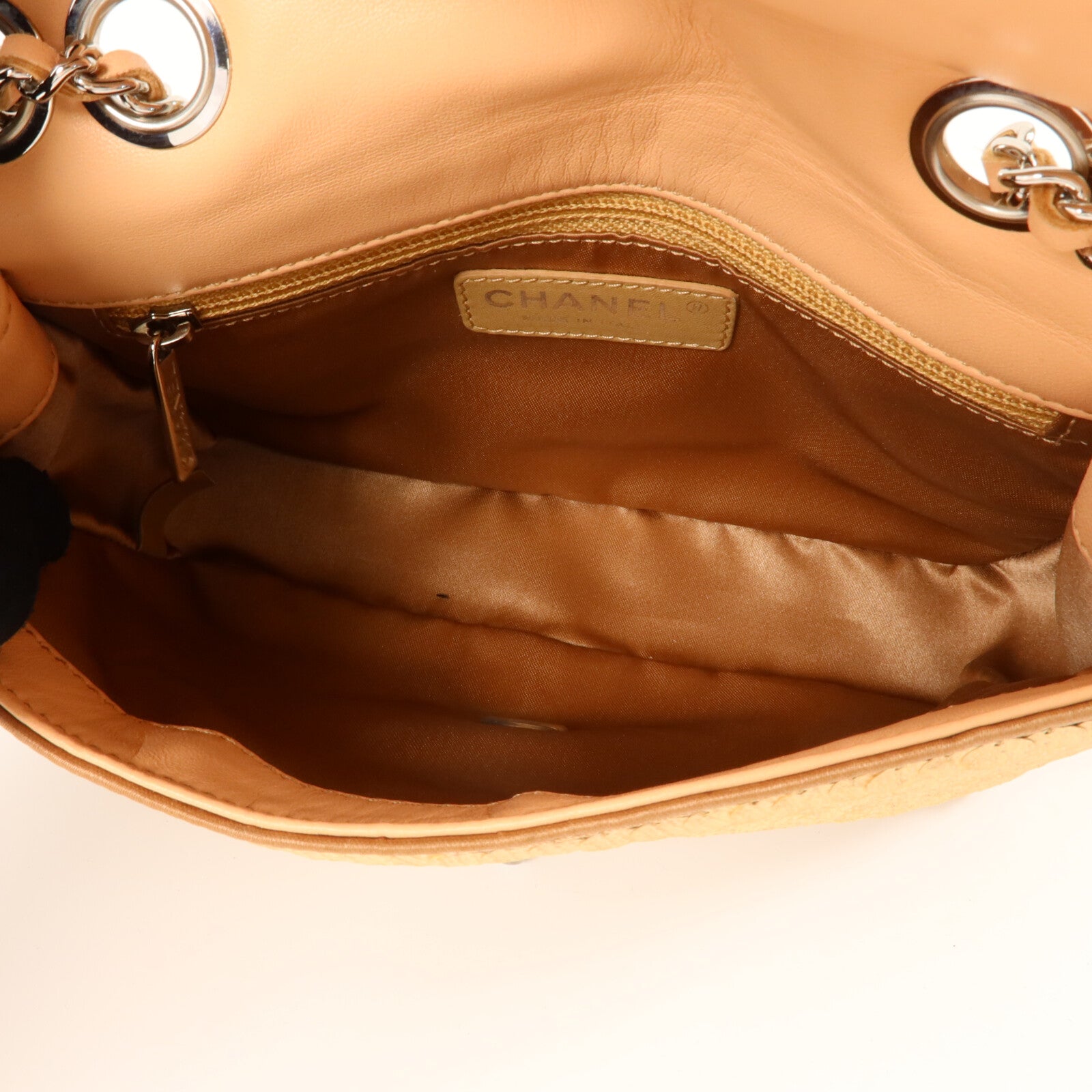 CHANEL 珠片Chain Shoulder鏈帶肩背袋