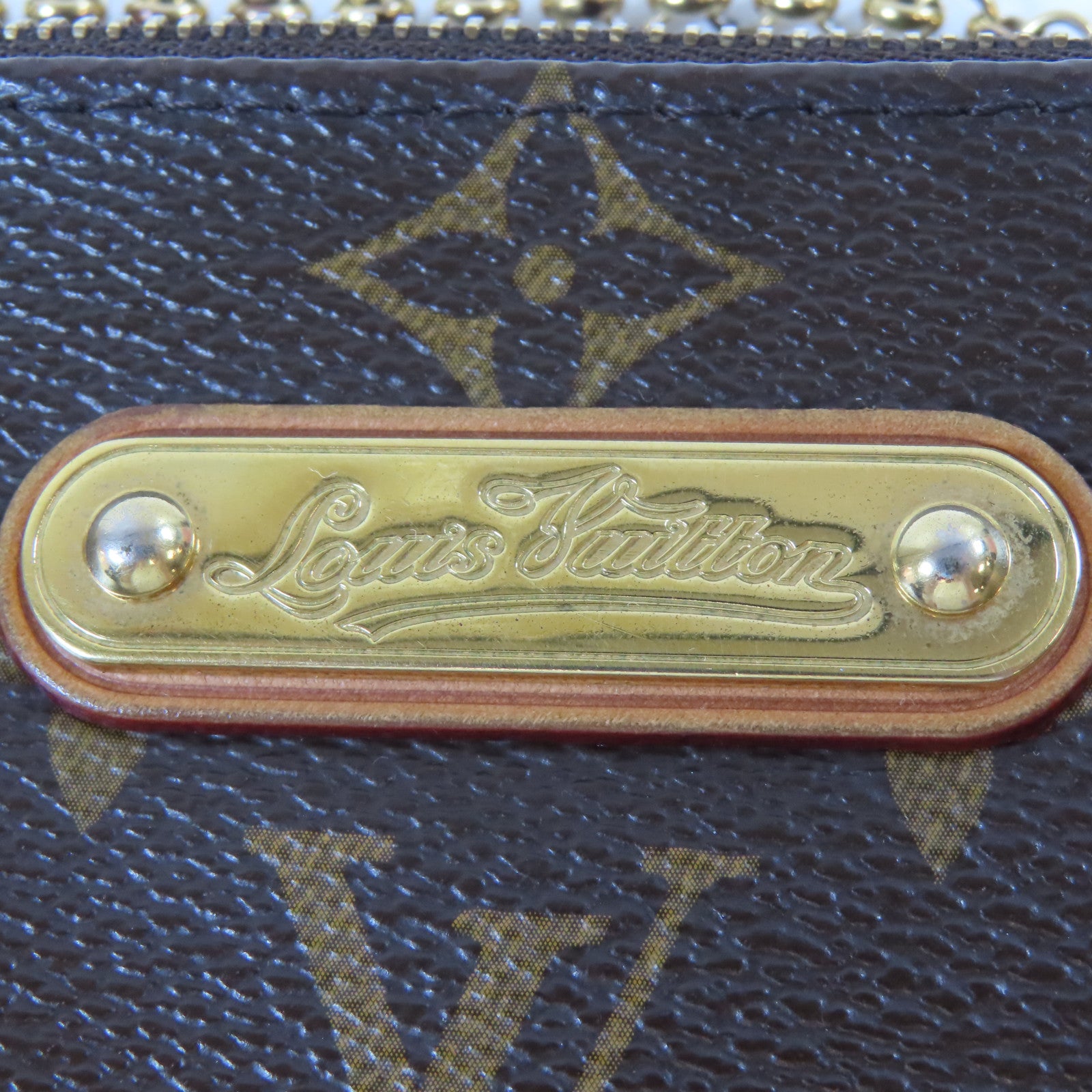 LOUIS VUITTON Monogram Eva金扣手挽肩背兩用袋啡色