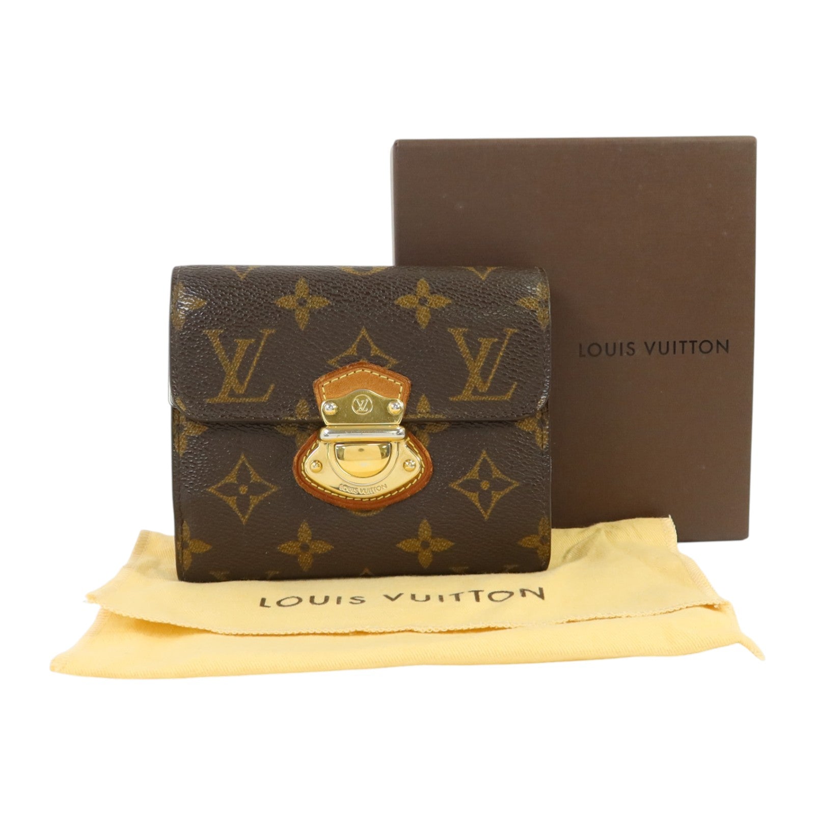 LOUIS VUITTON 【激減優惠】Monogram Joey Wallet金扣錢包