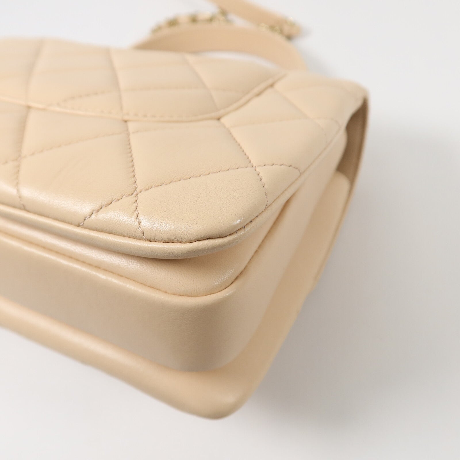 CHANEL 羊皮皮革Trend CC Medium手挽肩背兩用袋