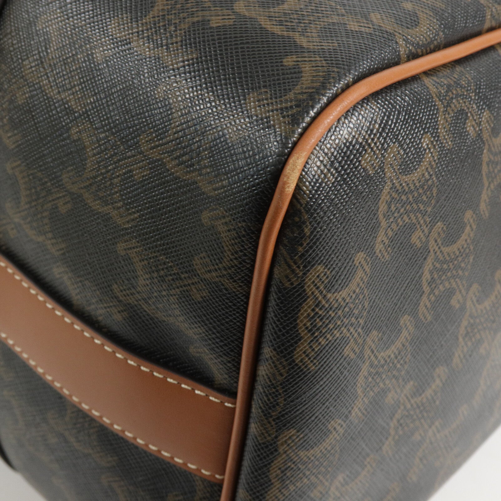 CELINE 塗層帆布2 Way Shoulder Boston手挽肩背兩用袋