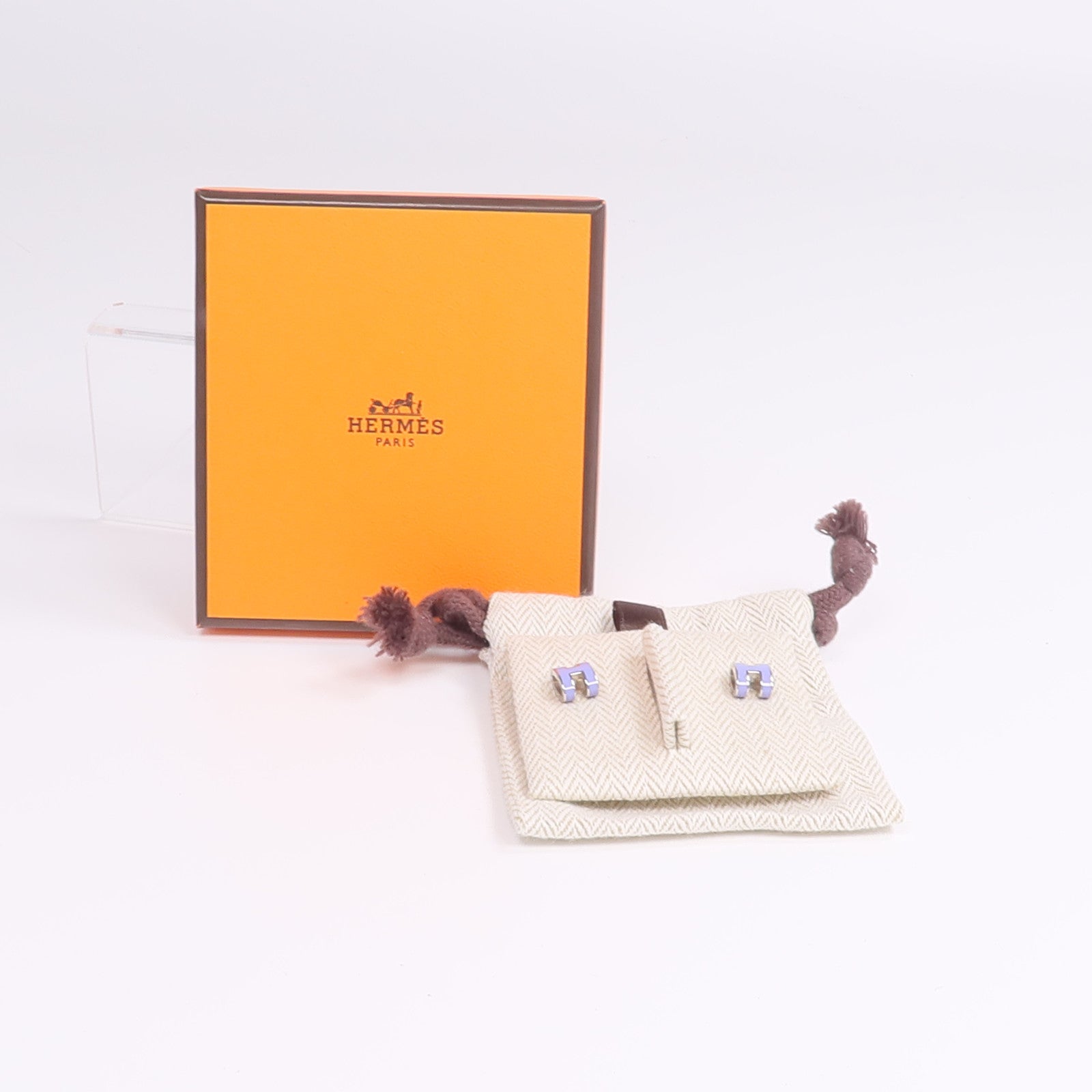 HERMES 金屬Mini Pop H Earrings耳環