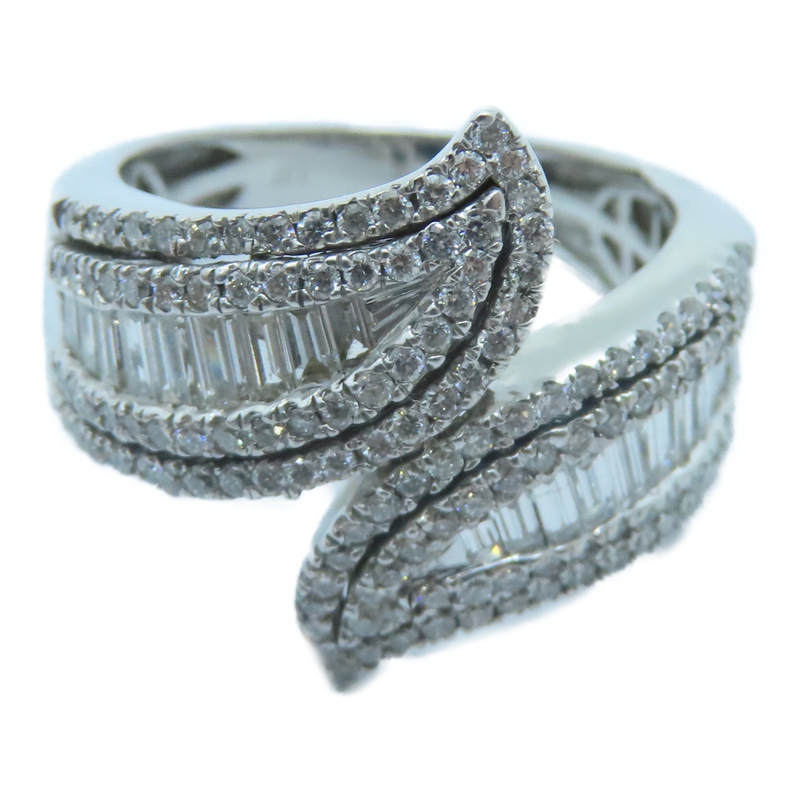 JEWELRY 18K白金Diamond Ring 1.37ct鑽石戒指US#7