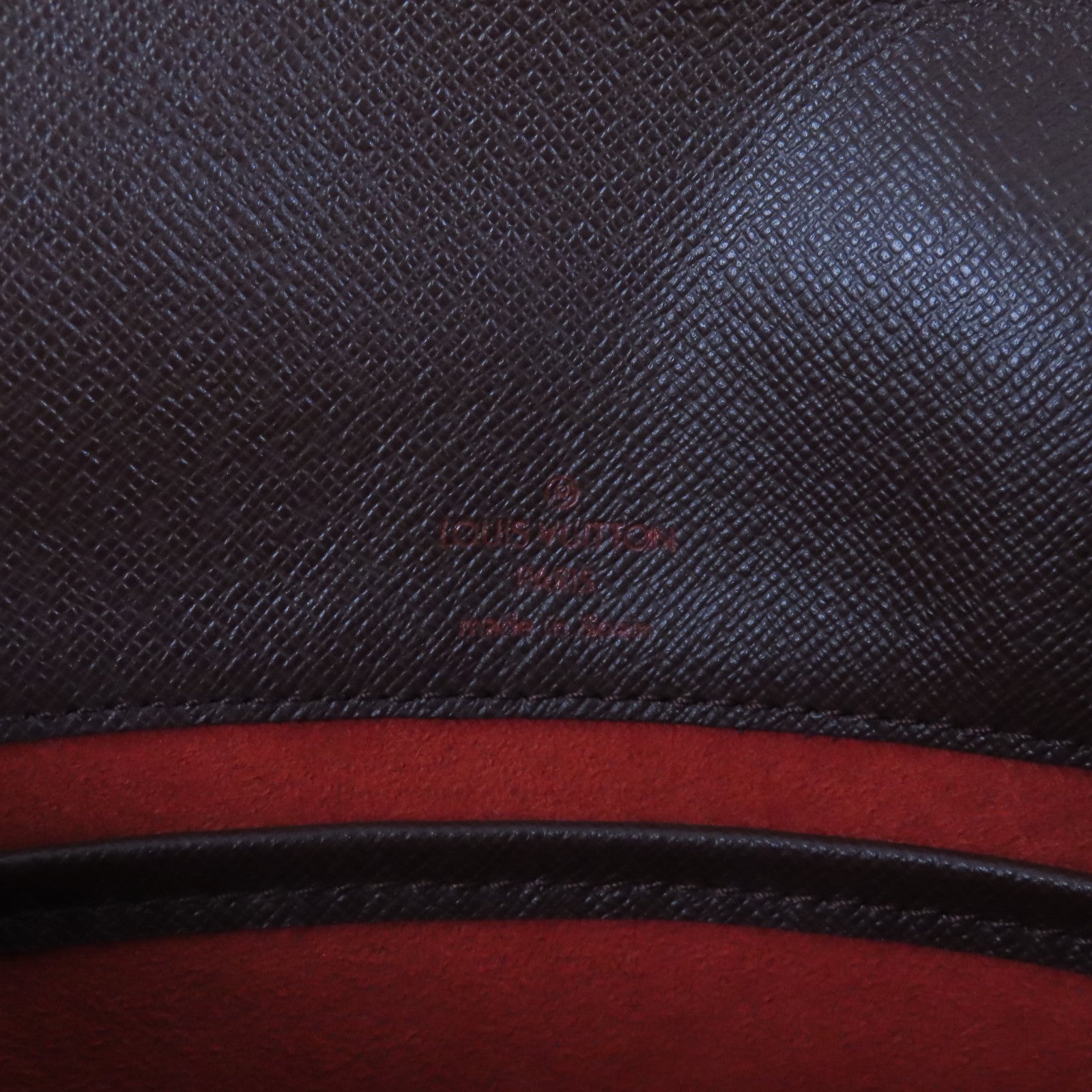 LOUIS VUITTON Damier Ebene Musette Tango金扣肩背袋