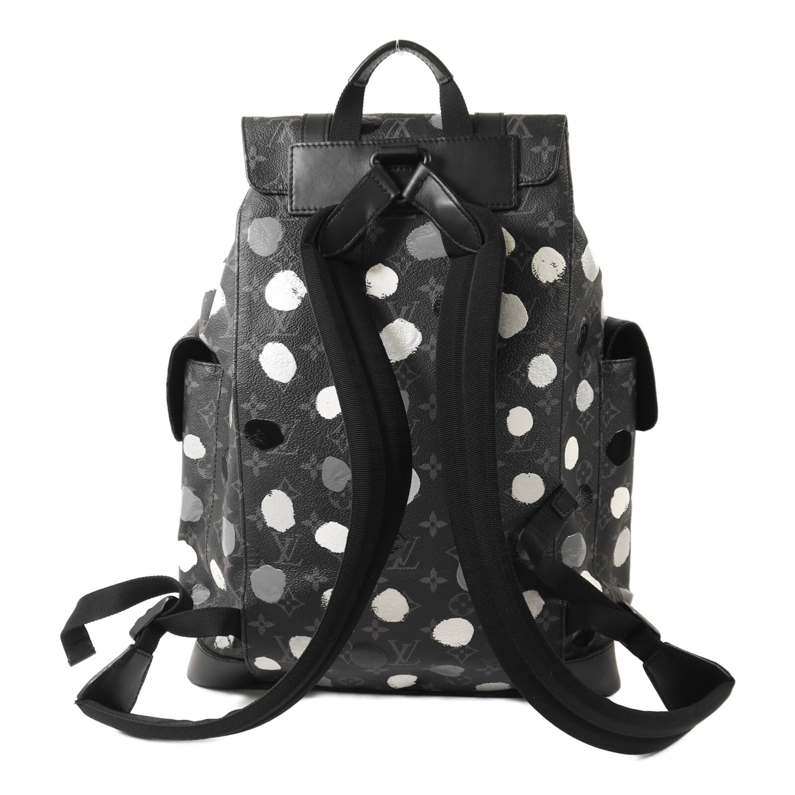 LOUIS VUITTON Monogram Eclipse LV X YK Christopher MM背包