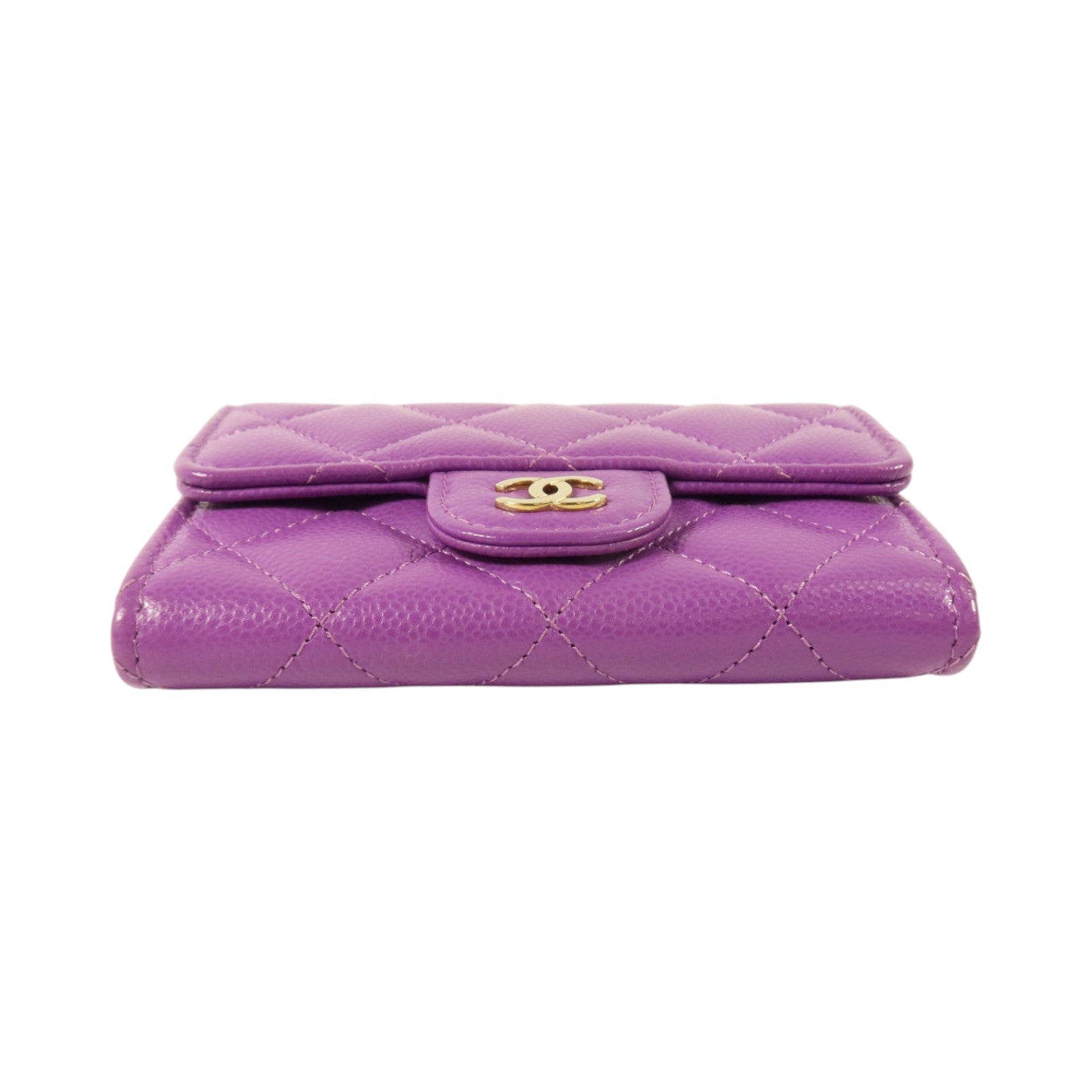 CHANEL 牛皮皮革Classic Flap Card Case金扣卡片套
