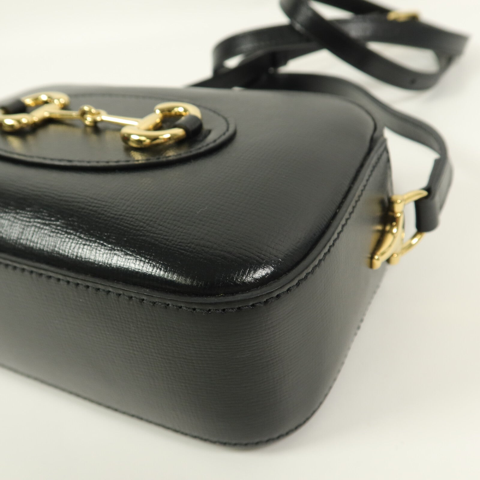GUCCI 牛皮皮革Horsebit 1955 Small Shoulder肩背袋