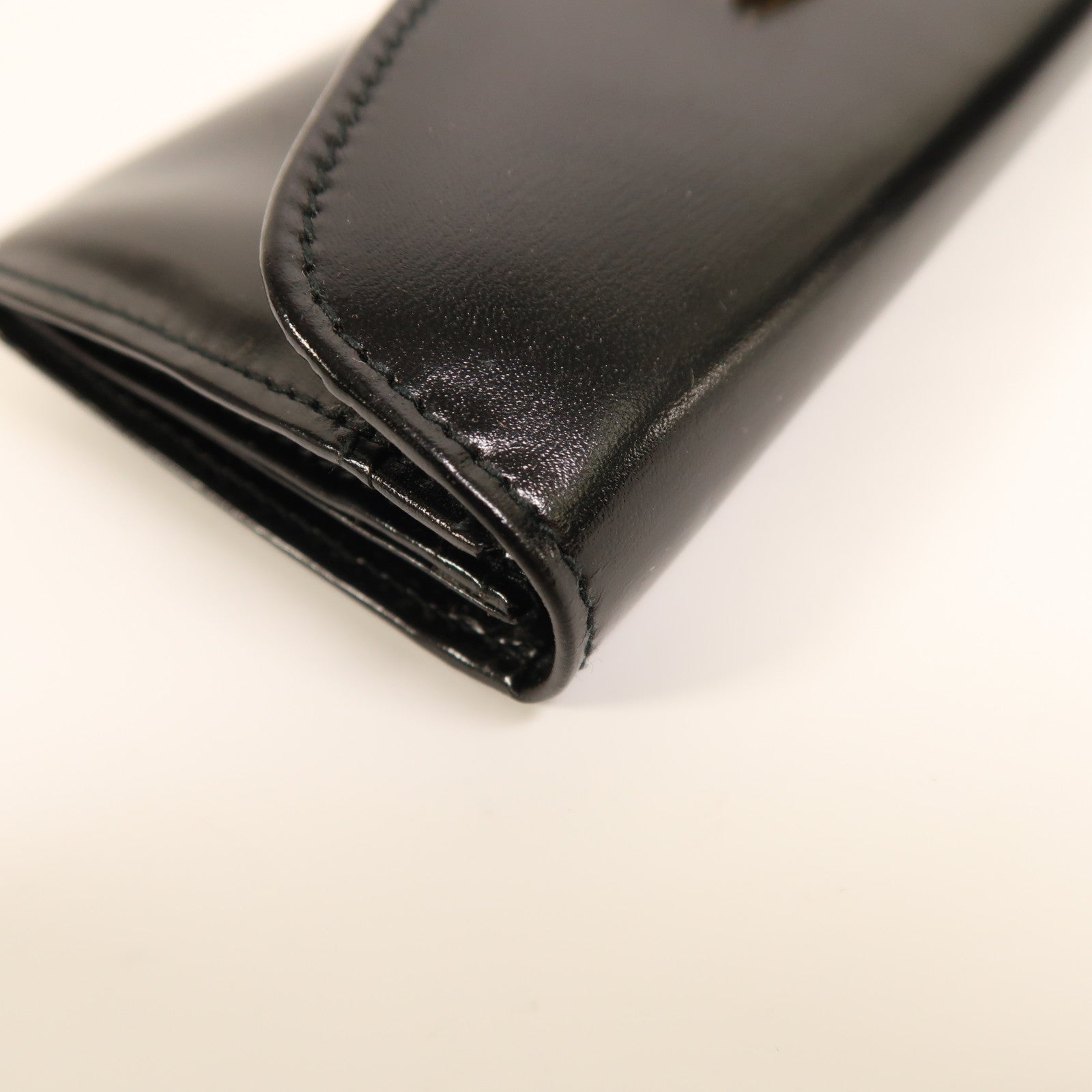 GUCCI 皮革Coin Case Purse金扣零錢包