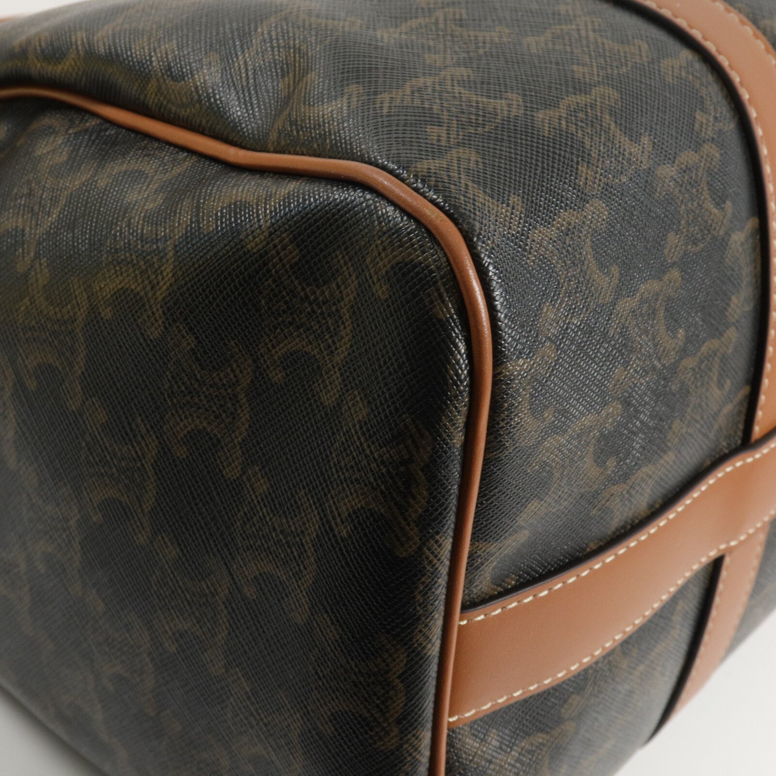 CELINE 塗層帆布2 Way Shoulder Boston手挽肩背兩用袋