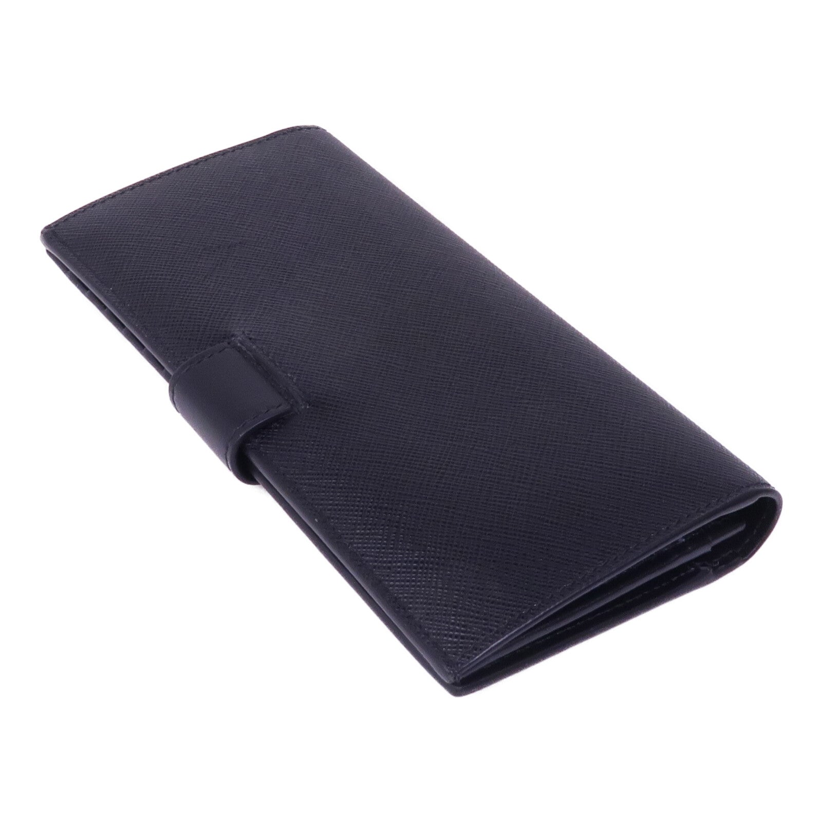 PRADA 牛皮皮革Long Wallet金扣長錢包