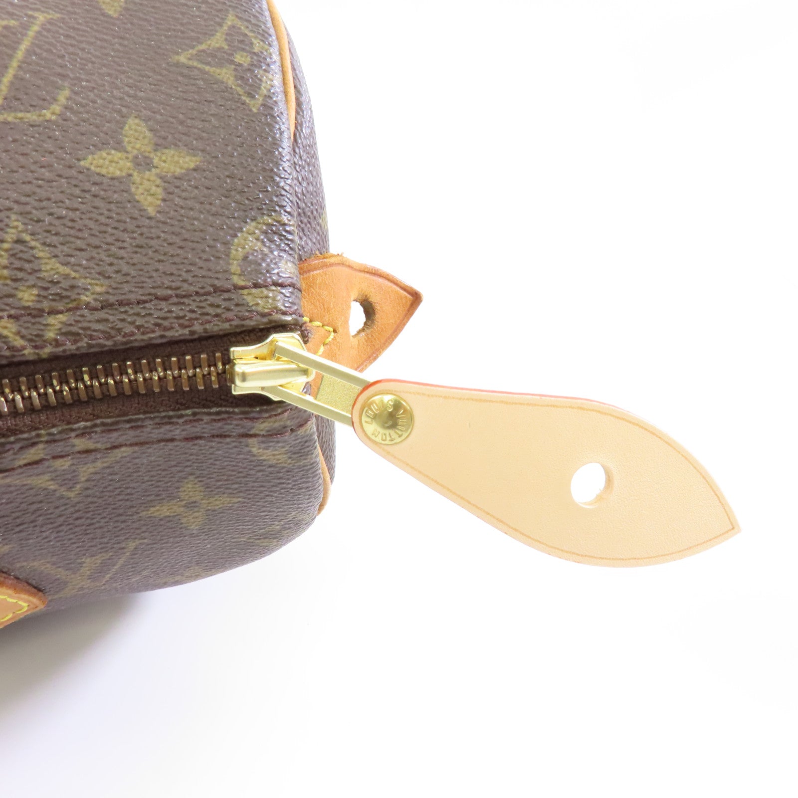 LOUIS VUITTON **【激減優惠】Monogram Speedy 25金扣手挽袋啡色