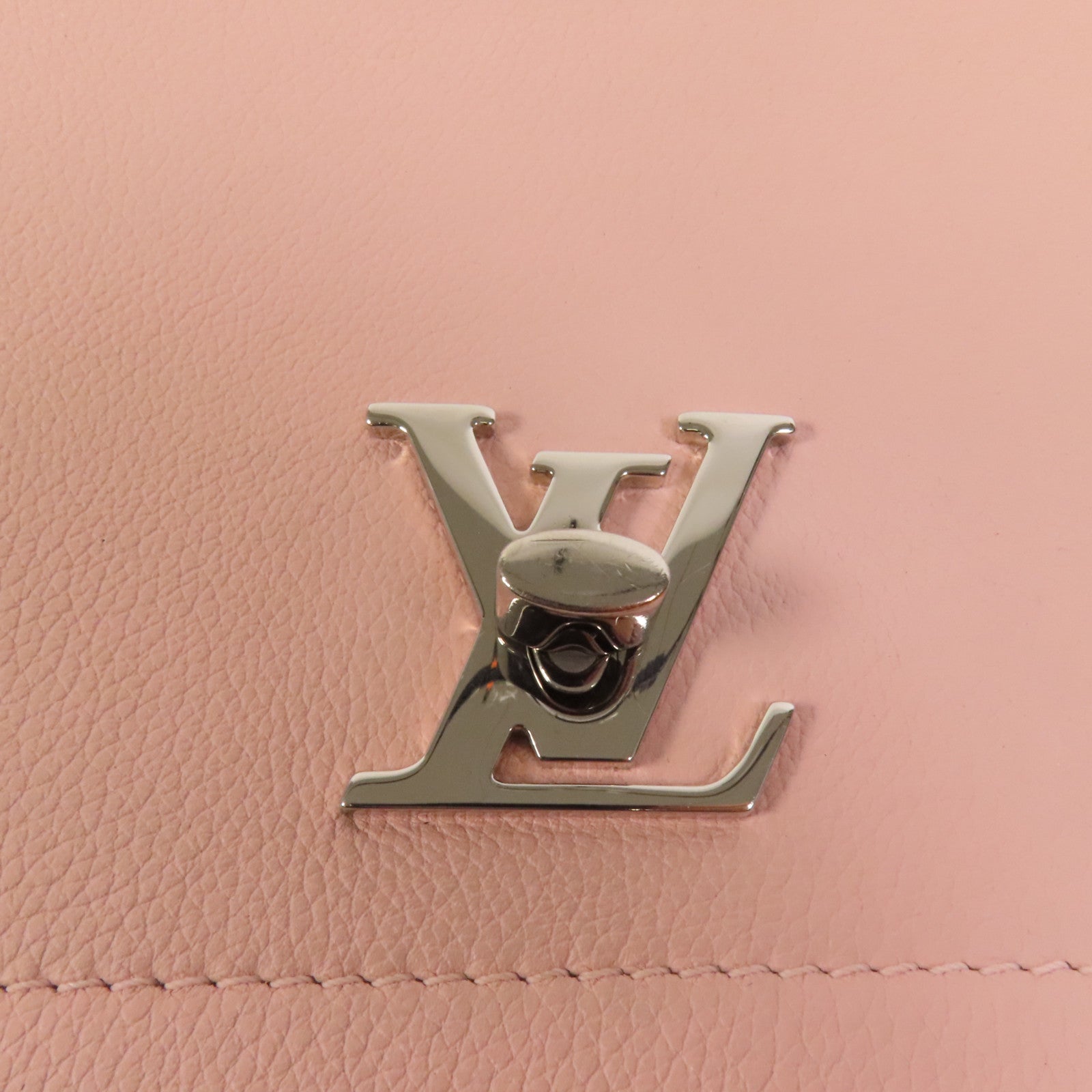 LOUIS VUITTON 【激減優惠】牛皮皮革Lockme Cartable銀扣手挽肩背兩用袋