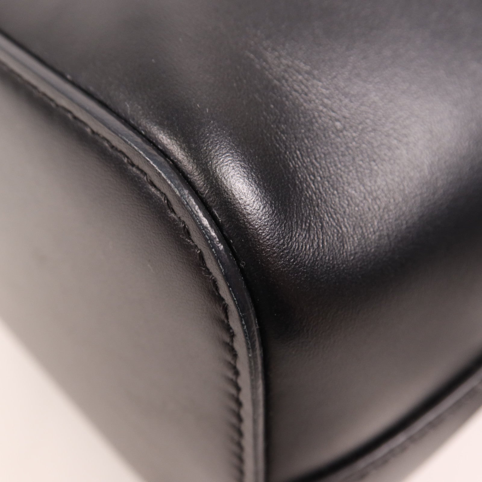 FENDI 牛皮皮革Mon Tresor Mini銀扣手挽肩背兩用袋