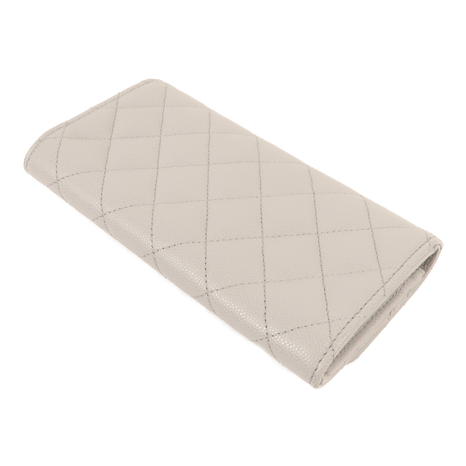 CHANEL 牛皮皮革Wallet金扣長錢包