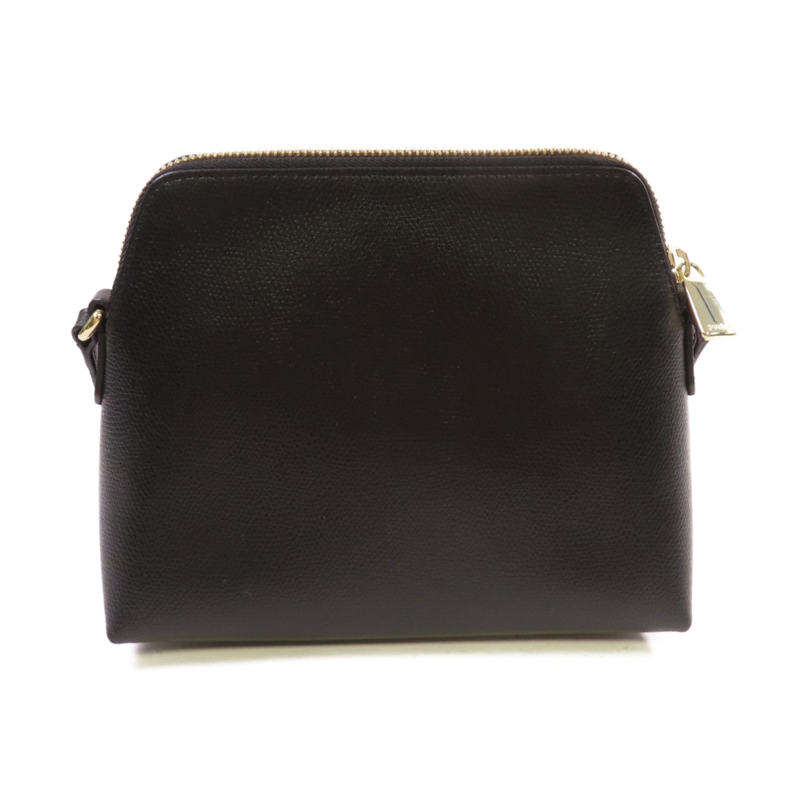 Furla 牛皮皮革Shoulder Bag金扣肩背袋黑色