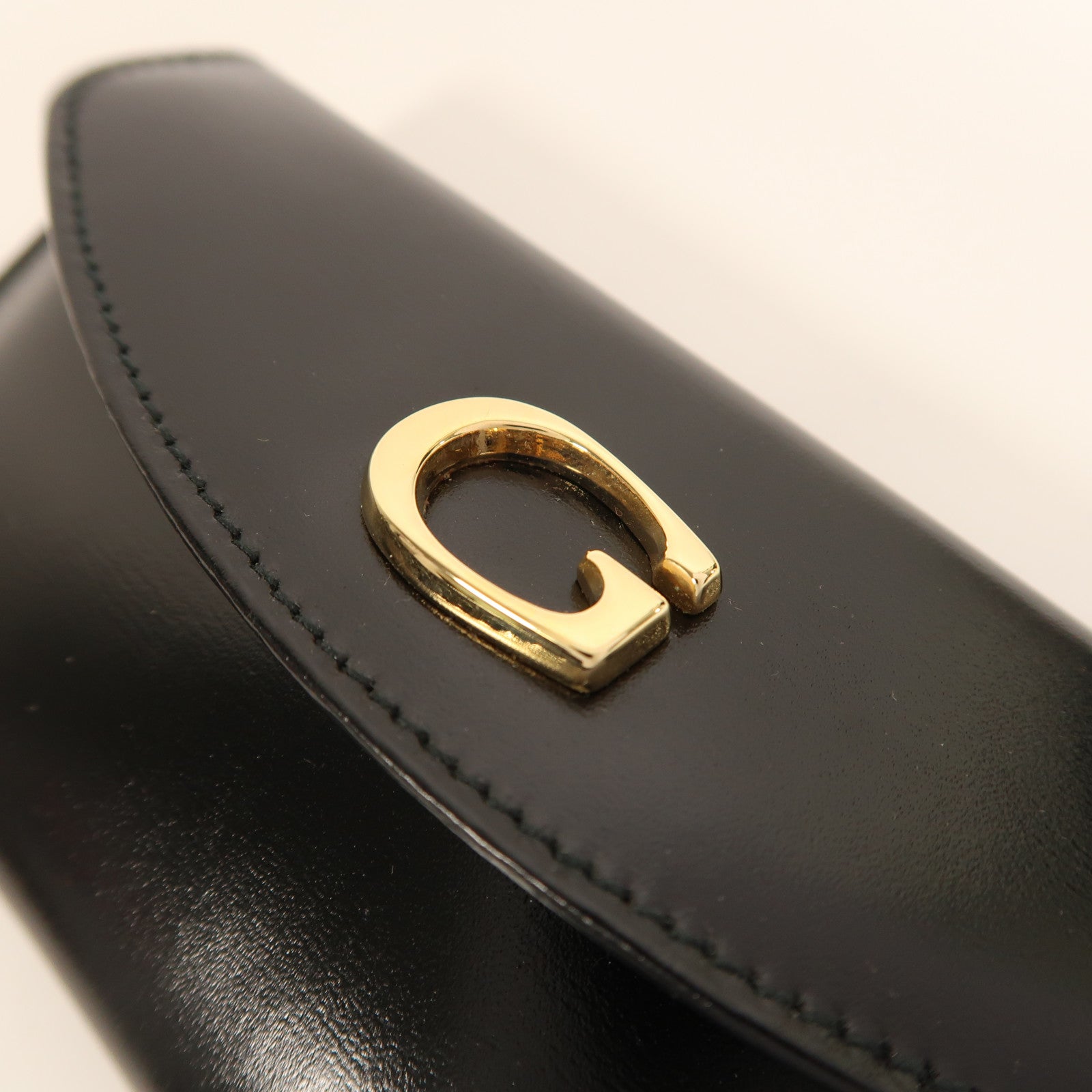 GUCCI 皮革Coin Case Purse金扣零錢包